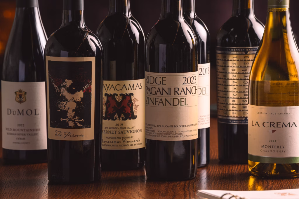 Californian Wines at The Gidley